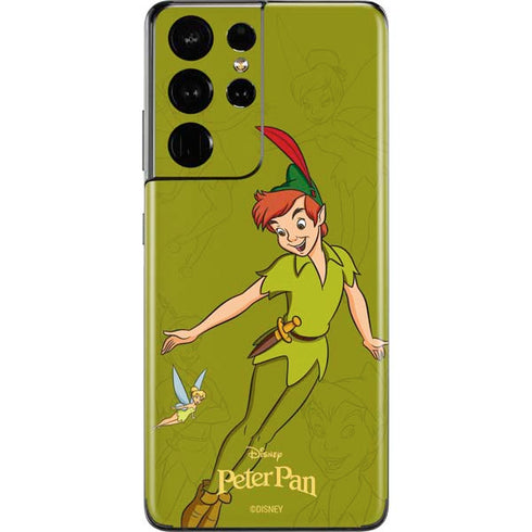 Disney Peter Pan and Tinker Bell Portrait Galaxy S21 Ultra 5G Skin
